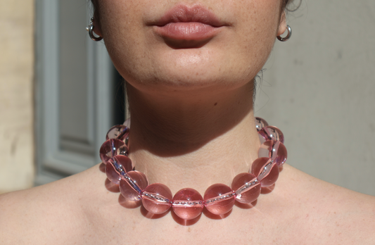 PINK WATER NECKLACE